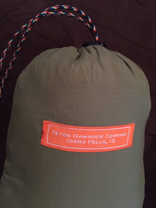 green hammock bag by Teton hammock company